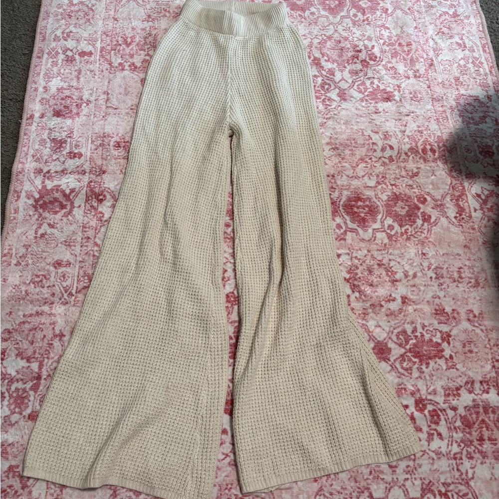 Crochet/knit Wide Leg Pants